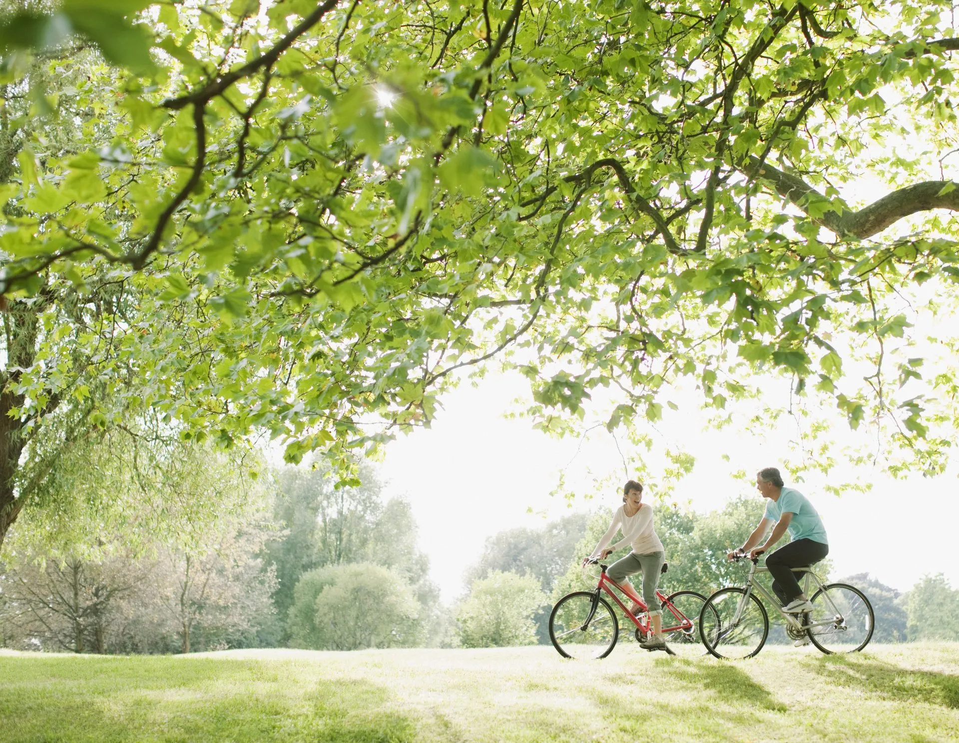 The Birches at Villa Rica - Grandparent Riding a Bike with Grandchild